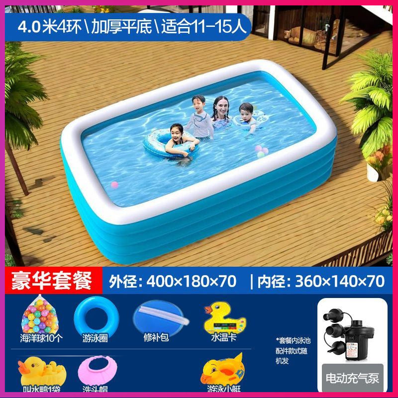 Inflatable swimming pool baby kids indoor swimming pool for home large foldable swimming pool outdoor water pool