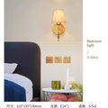 American style wall lamp casual iron art retro wall stylish scandinavian accessible luxury single head wall lamp gold standard