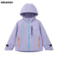 Factory direct girls' outdoor multi-color windbreaker - new autumn collection, wholesale hooded jackets for toddlers and young children