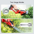 Lithium battery powered cordless pruning shears, grass trimmer, hedge trimmer - one-handed electric hedge trimmer for pruning, trimming, greening, and gardening