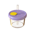 Round 110ml (silicone cap purple) + straw