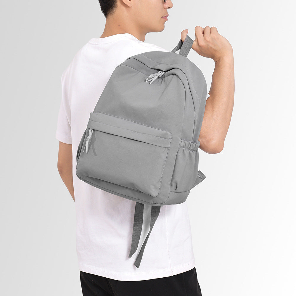 School bag High value Japanese simple campus backpack Korean version of college style student backpack Commuter bag Travel bag