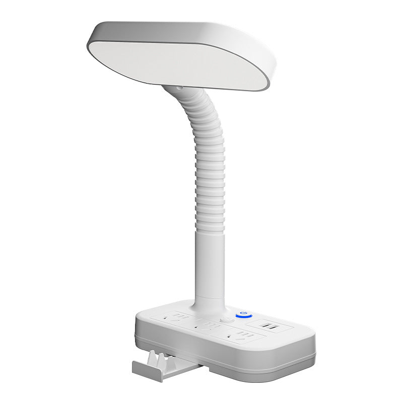 Multifunctional desk lamp - bedroom ambiance bedside lamp - student dorm led adjustable usb office socket smart electrician