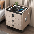 Smart nightstand modern bedroom home light luxury minimalist smart wireless charging multifunctional fingerprint lock practical cabinet