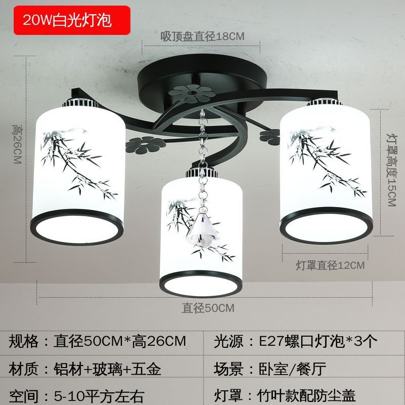 Retro style restaurant chandelier new arrivalcasual style bedroom lamp dustproof creative lamp scandinavianaccessible luxuryelegant dining room lamp