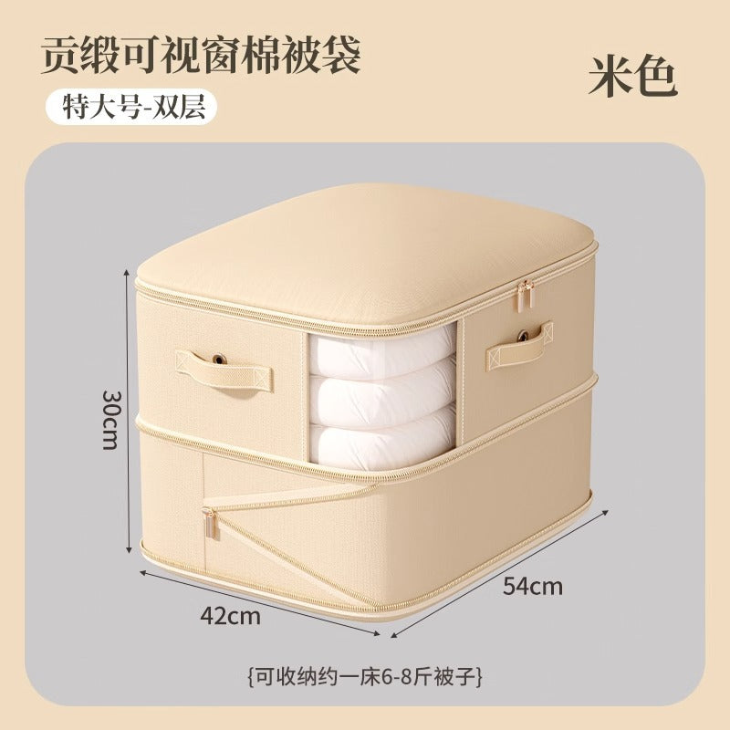 Quilt storage bag, down jacket quilt silk quilt special compression bag, winter season clothes quilt finishing bag