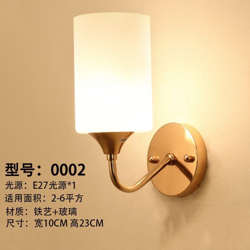 Nordic wall lamp bedroom bedside lamp modern casual creative hotel aisle lamp living room corridor wall lamp staircase lamp