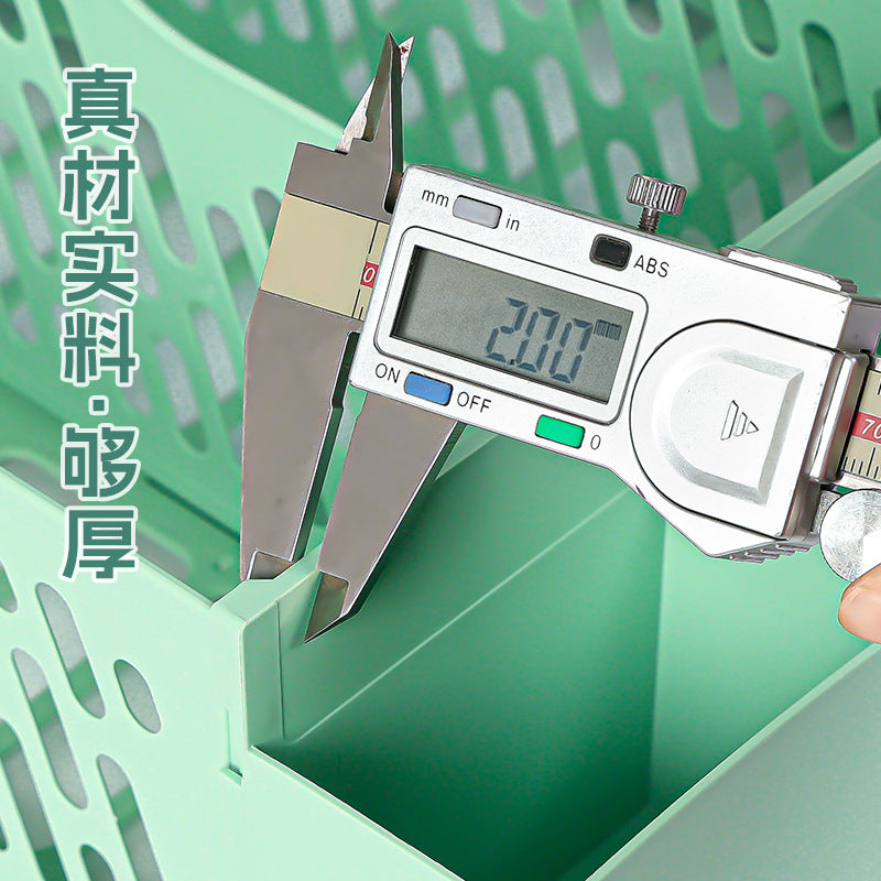 Huajie Desktop File Storage Rack File Rack Thickened Student Bookstand File Box File Bar Data Shelf