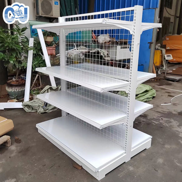 Suzhou grid slot board convenience store stationery store snack point hook hole board supermarket shelf, supermarket display rack
