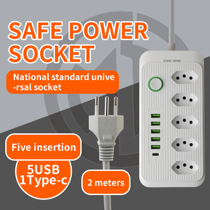 Brazilian power strip brazilian regulations south american power strip electrical export usb power strip brazilian standard power strip chilean socket plug