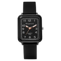 Inspopular square case women's watch wholesale tape digital quartz watch stylishfashion student watch women's watch