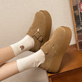 Fashionthick sole birkenstock shoes for women 2025new arrivalspring heightened retro boken loaferseasiest for matchcasualflats shoes