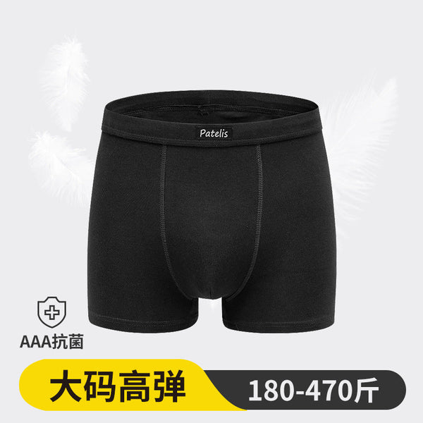 US size  new men's large size underwear, fat man pure cotton boxers, boxers are comfortable and not easy to wear.