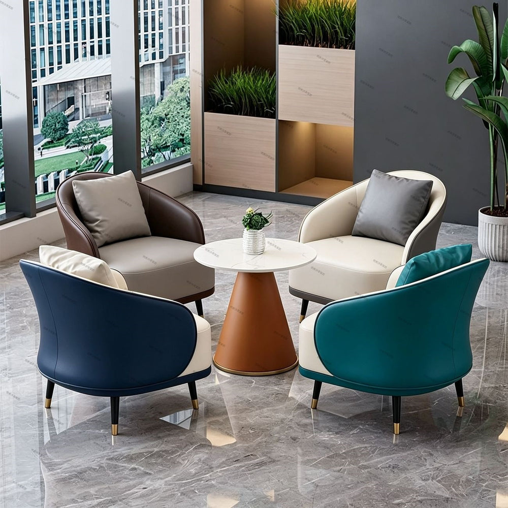 Business casual negotiation table and chair set - ideal for hotels, 4s stores, sales centers, reception areas, dining rooms, and cafes