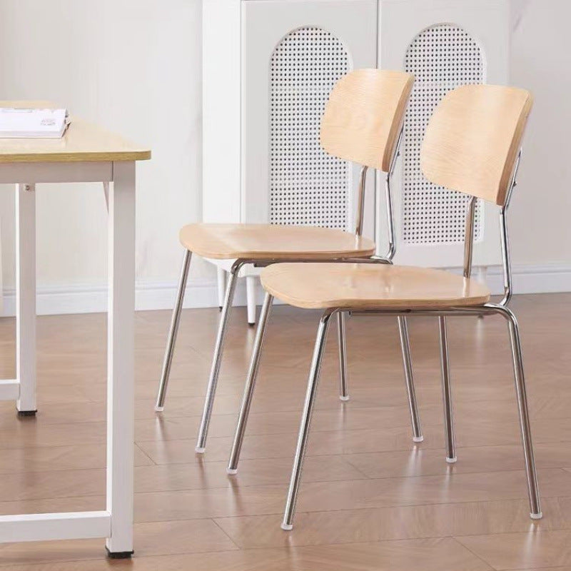 Dining chair Home Nordic medieval chair Modern Internet celebrity simple retro light luxury designer restaurant backrest stool