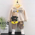 autumn/winter kids' trendy hoodie set - new korean style fashionable casual outfit for boys and girls - wholesale supply