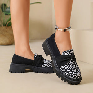 export plus size chunky sole loafers for women,  spring/autumn new collection, preppy british style slip-on leather shoes