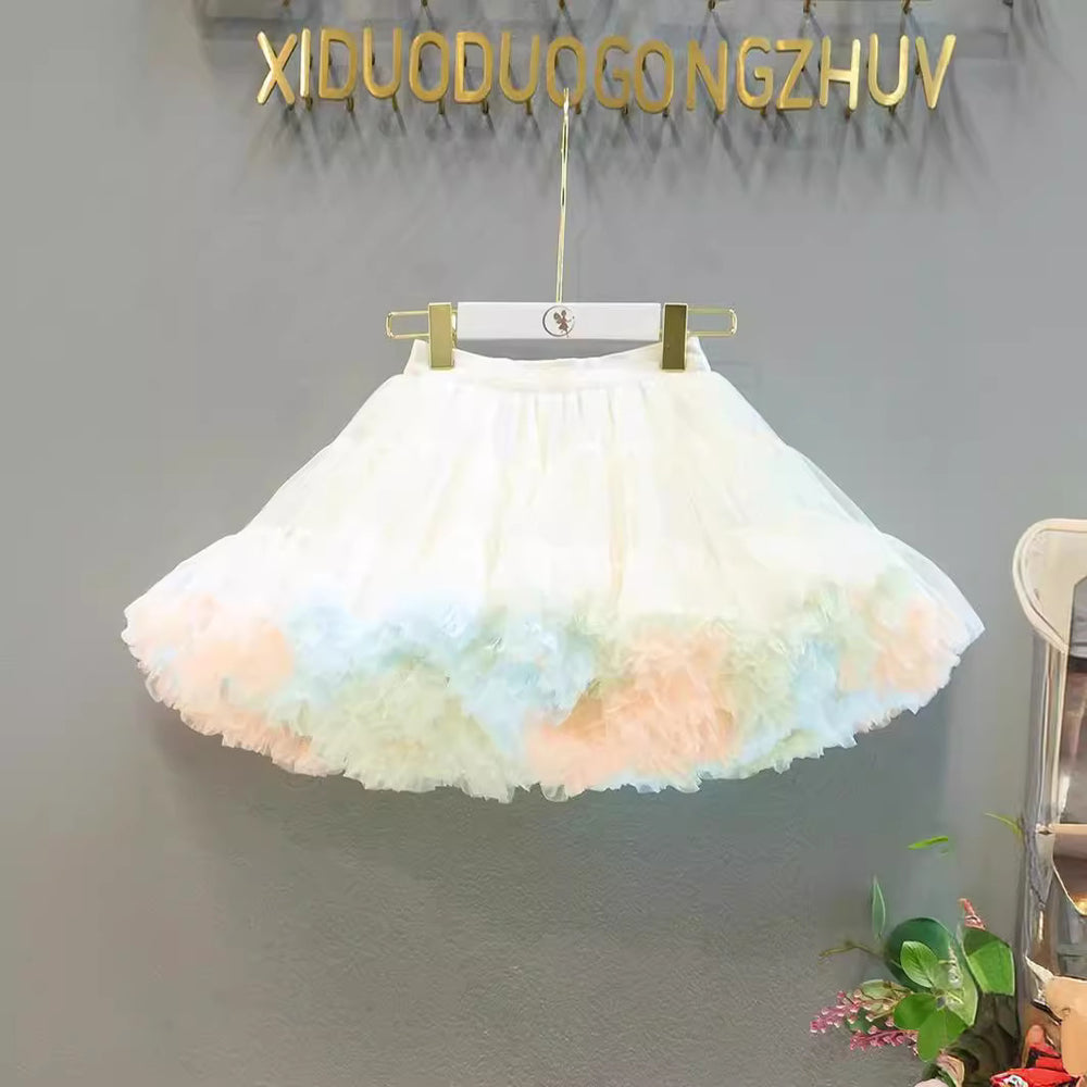 spring girls' tutu skirt - cute, fluffy, and mesh skirt