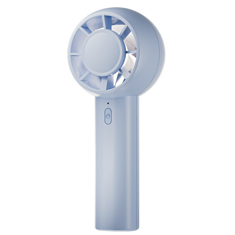 Mini turbine cooling desktop fan usb rechargeable outdoor new portable hiking buckle cold compress handheld fan