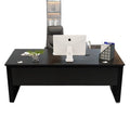 Minimalist modern executive desk set - commercial office furniture for business leaders, includes desk and chair combination