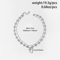 Cross necklace wholesale european and american cross-border jewelry accessories women's high-end accessible luxury niche alloy autumn and winter sweater chain