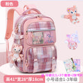 2026 new school backpack for girls, grades 1-6: ultra-lightweight, ergonomic, and spine-protecting backpack for elementary school students