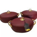 Food warmer container factory price direct sales export3pcs cross-border golden ear thermal insulation box 2l2.5l3l