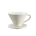 Ceramic hand-brewed coffee filter cup v60 conical fan-shaped drip filter cup filter sharing pot suit extraction