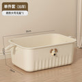 Miscellaneous storage box dormitory desktop storage box toy cream style cosmetics storage box snack plastic storage box