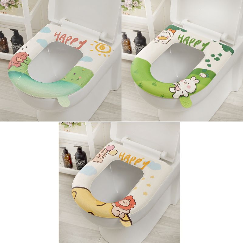 Toilet eva all year roundneutralsummer washable for homewaterproofthickened no-wash adhesive seat cushion toilet cover seat