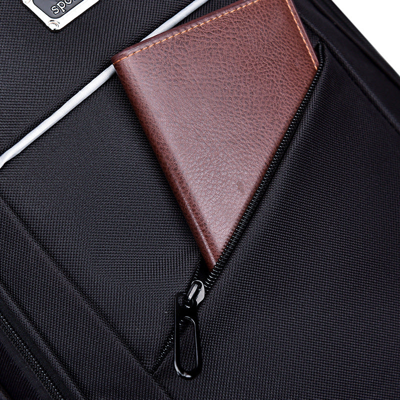 New business computer bag men's Oxford cloth backpack fashion leisure large capacity middle school student bag wholesale