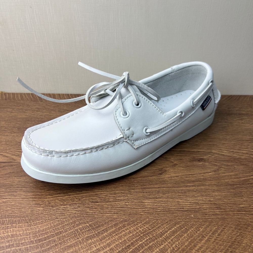 Sailboat shoes men's genuine leather plus sizeeasiest for match men's shoes hand-sewn shoes tie backflats shoes business work shoes casual