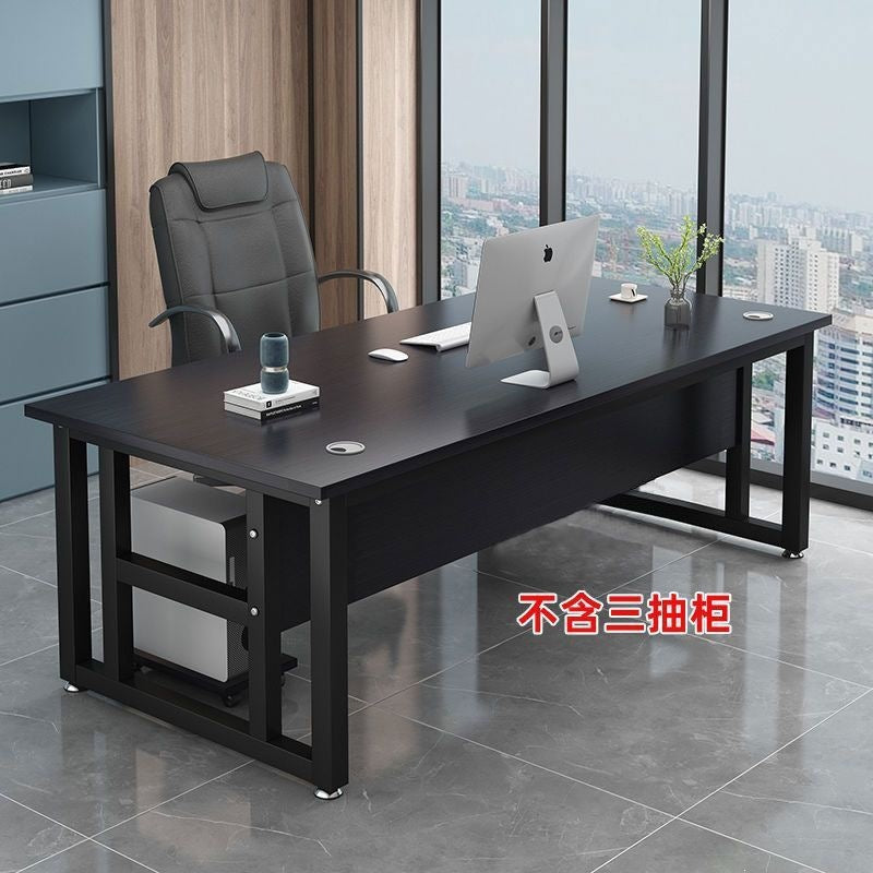 Office desk boss desk workstation executive manager computer desk desktop study writing wooden table