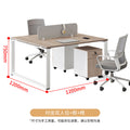 Opposite double seat+cabinet+chair