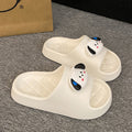 Women's eva slippers - summer outdoor wear, cartoon design, indoor bathroom bathing, non-slip thick sole, home couple slippers - "cloud-like comfort"