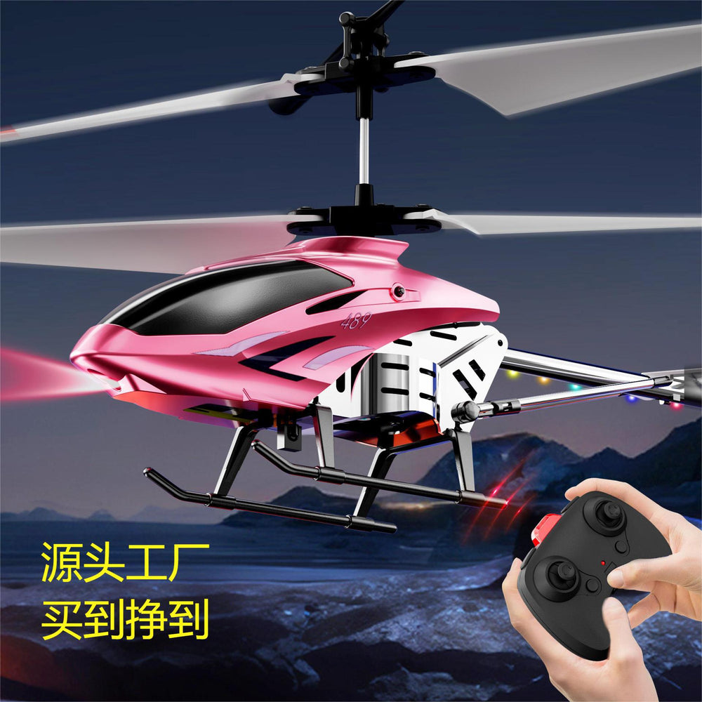 remote control aircraft hot sale 3.5-channel alloy aircraft resistant to falling electric helicopter remote control kids aircraft model