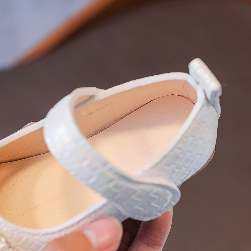 Summer new arrivals: cute soft-soled lightweight first walker shoes for baby girls, bow-knot princess shoes, breathable infant single shoes