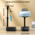 Longweishi q1 creative mobile phone holder smart home brand multi-function bluetooth speaker lazy holder three-in-one