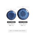 Kiln-turned ceramic western food plate, pasta plate, steak plate, dish plate, special-shaped round plate, for home restaurant, commercial kiln-turned glaze