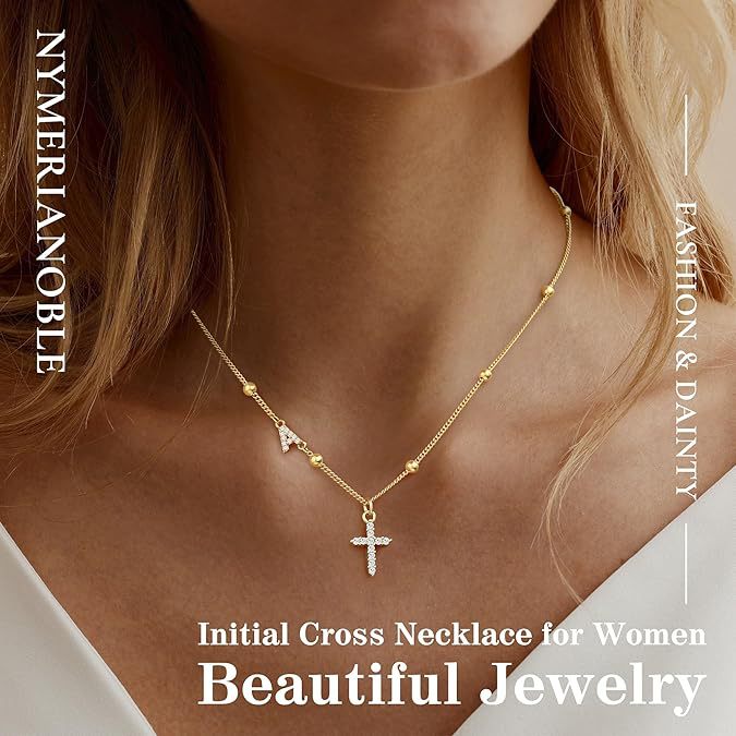 European and american style cross stainless steel necklace for women - creative geometric clavicle chain, punk hip-hop choker
