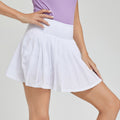Premium quick-dry pleated tennis skirt - anti-exposure golf & badminton shorts - women's fitness running skort