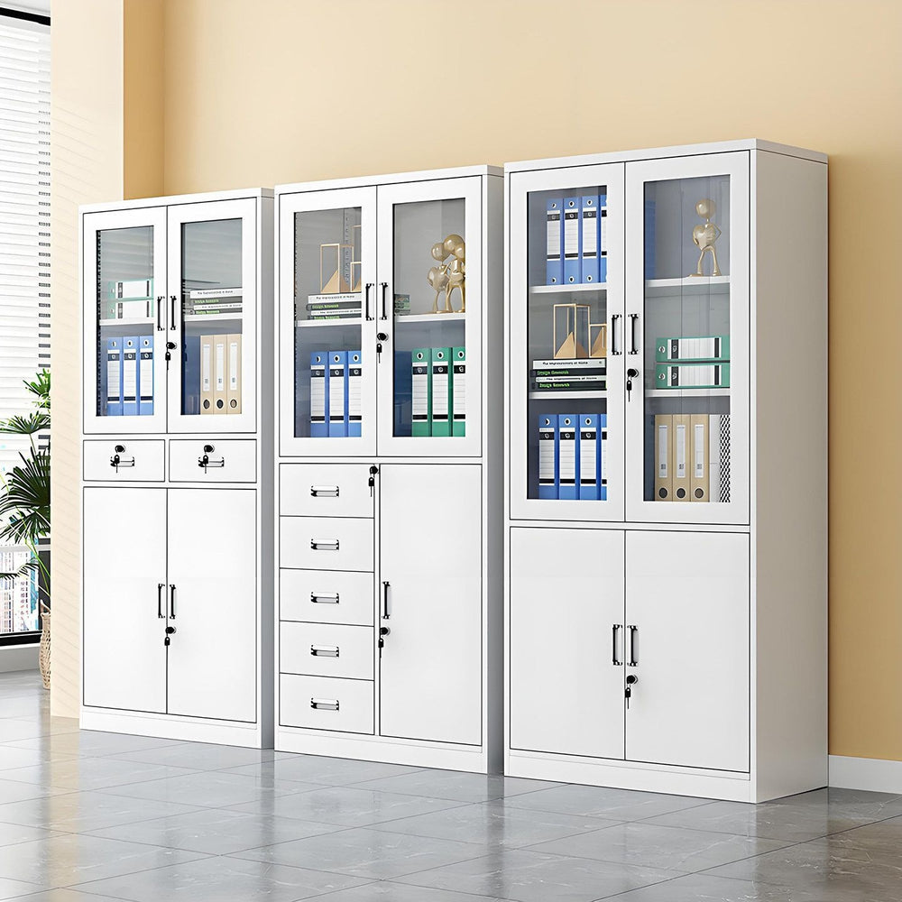 Steel file cabinet office file financial voucher storage cabinet iron locker drawer storage cabinet