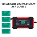 12v 6a motorcycle battery charger, car battery charger, 12v smart battery repair charger