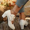 spring/summer new arrivals: plus size chunky heel women's shoes for cross-border e-commerce. sizes 35-42 available. wholesale options available. dropshipping to  and