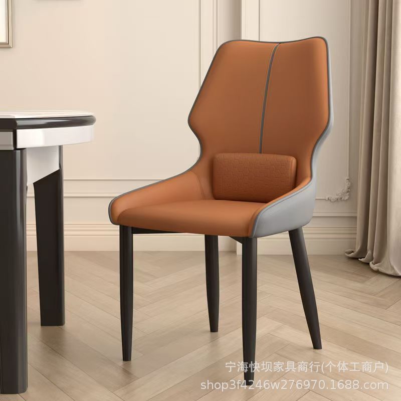 Scandinavian style accessible luxury dining chair for homecasual modern restaurant back chair mahjong chair casual hotel dining table stool