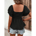 code new arrival  women's original elegancecasual square collar plaidpure color shirt