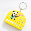 Mini pocket piano kids electronic keyboard - playable, light-up, creative, high-value keychain charm toy