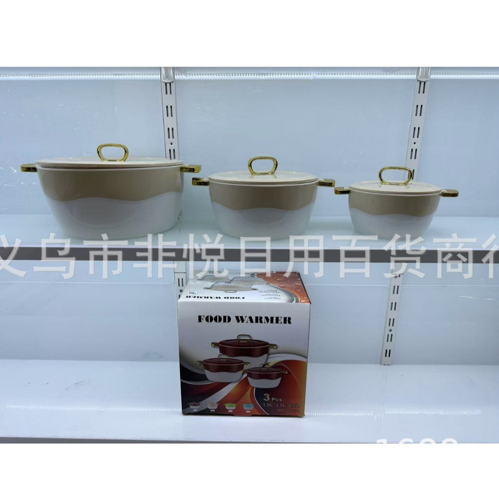 Direct from the factory: stainless steel insulated food containers for cross-border e-commerce. includes a large-capacity insulated pot and a three-piece kitchenware set