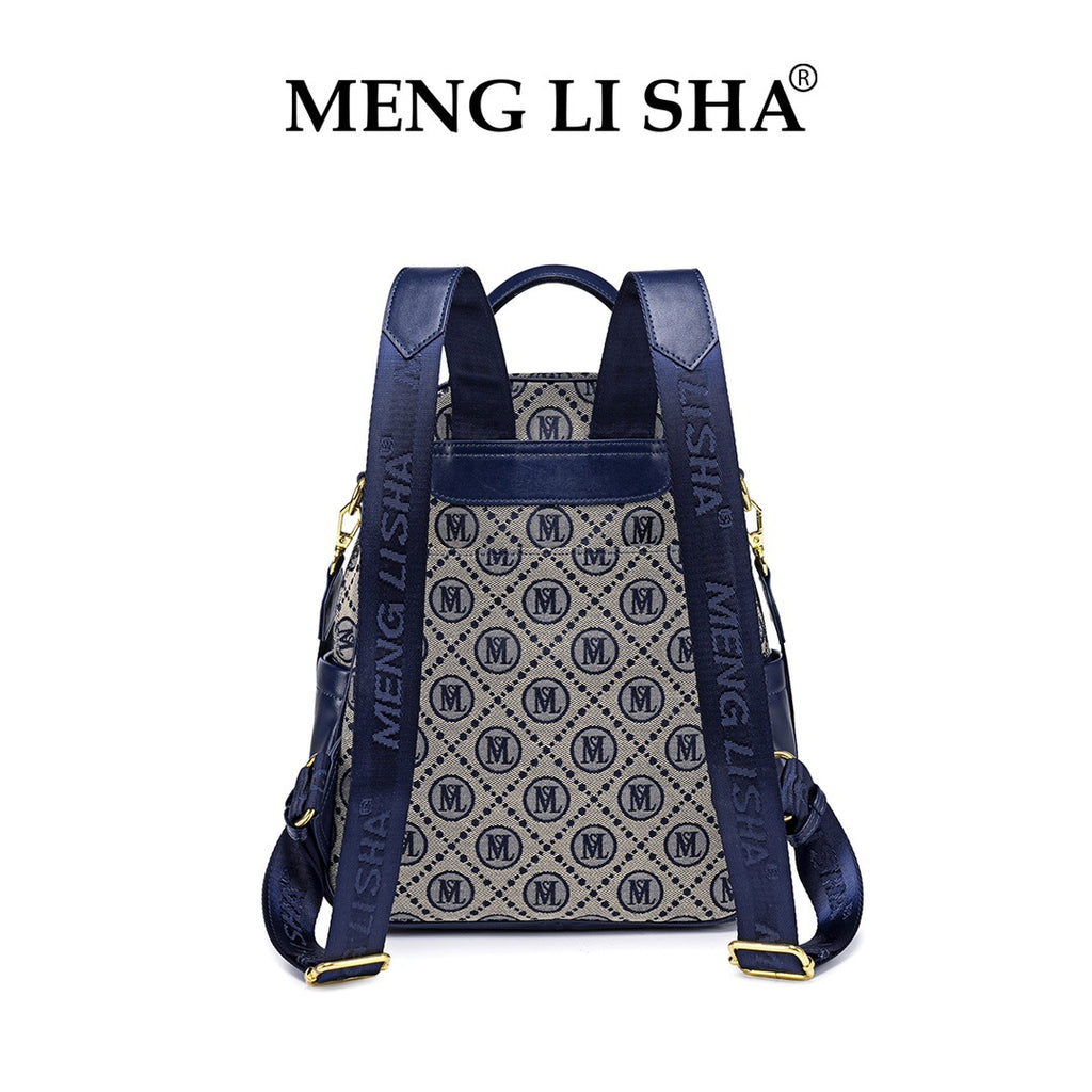 New niche high-end shoulder commuter backpack fashionable and casual large-capacity female personality simple light travel schoolbag