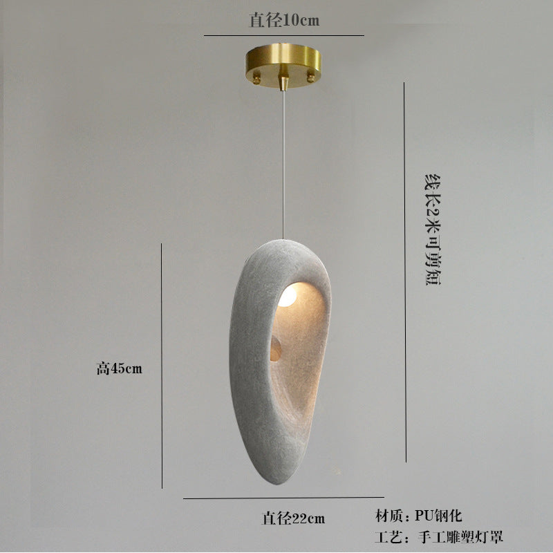 Wabi Sandy Wind Cave Hotel Chandelier Designer Restaurant Club Creative Personality Homestay Chandelier Bedroom Study Light